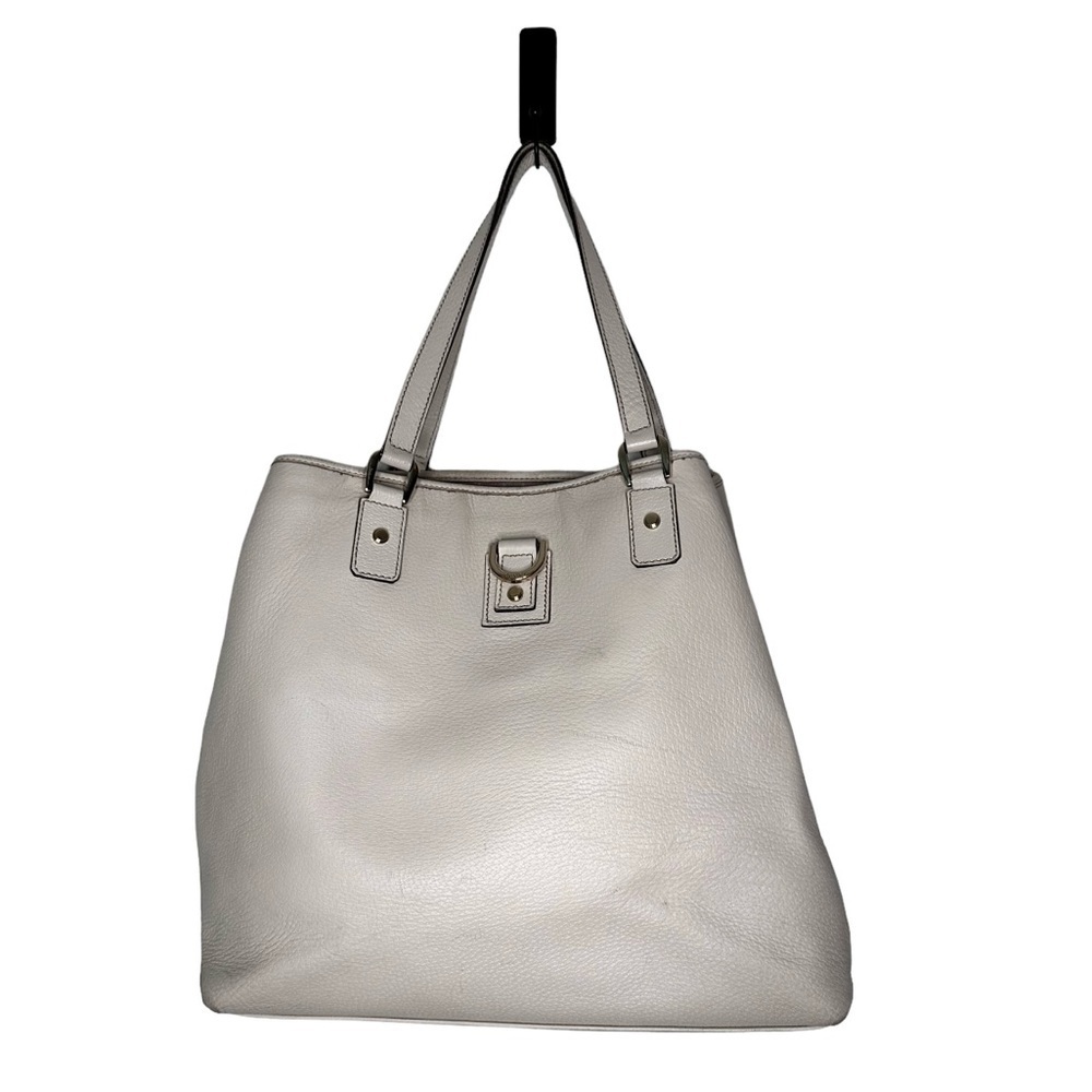 Gucci | Abbey Leather D Ring Ivory Tote Shoulder Bag